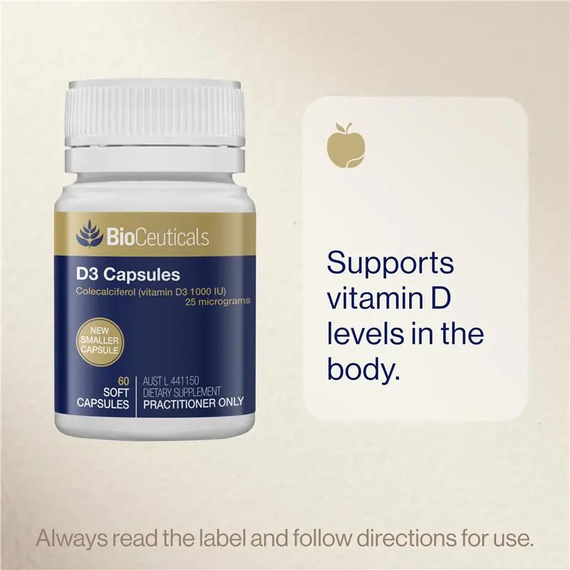 BioCeuticals D3 Capsules - 60 capsules
