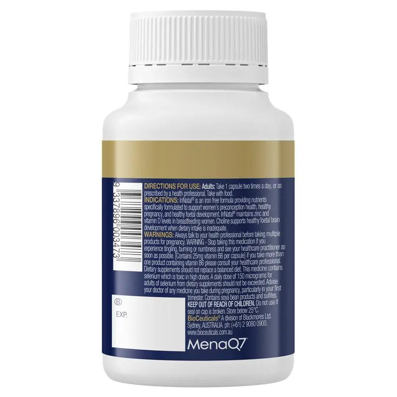 BioCeuticals InNatal Plus Iron - 90 capsules