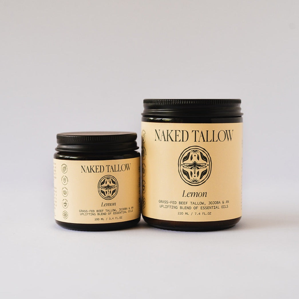 Naked Tallow Naked Lemon Tallow Cream 220ml
