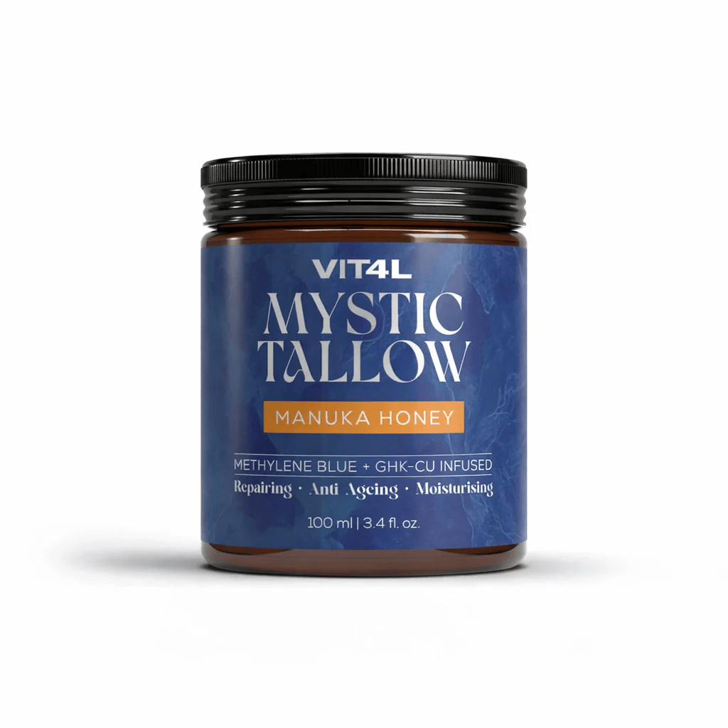 Mystic Tallow - Manuka Honey Scent 100ml with Methylene Blue - Blueprint Vitality