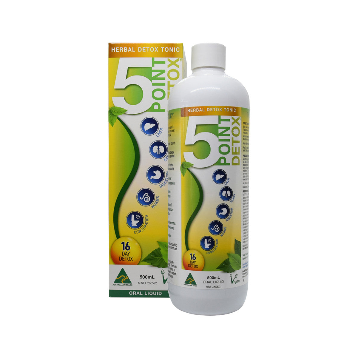 5PointDetox Herbal Detox Tonic 500ml