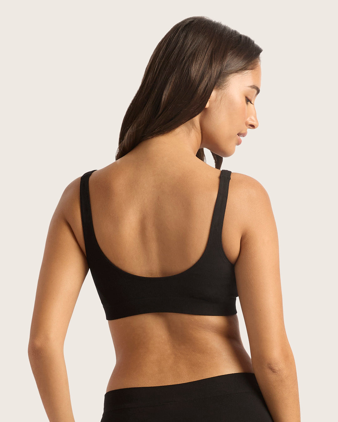 Boody Seamfree Crop Bra – Black