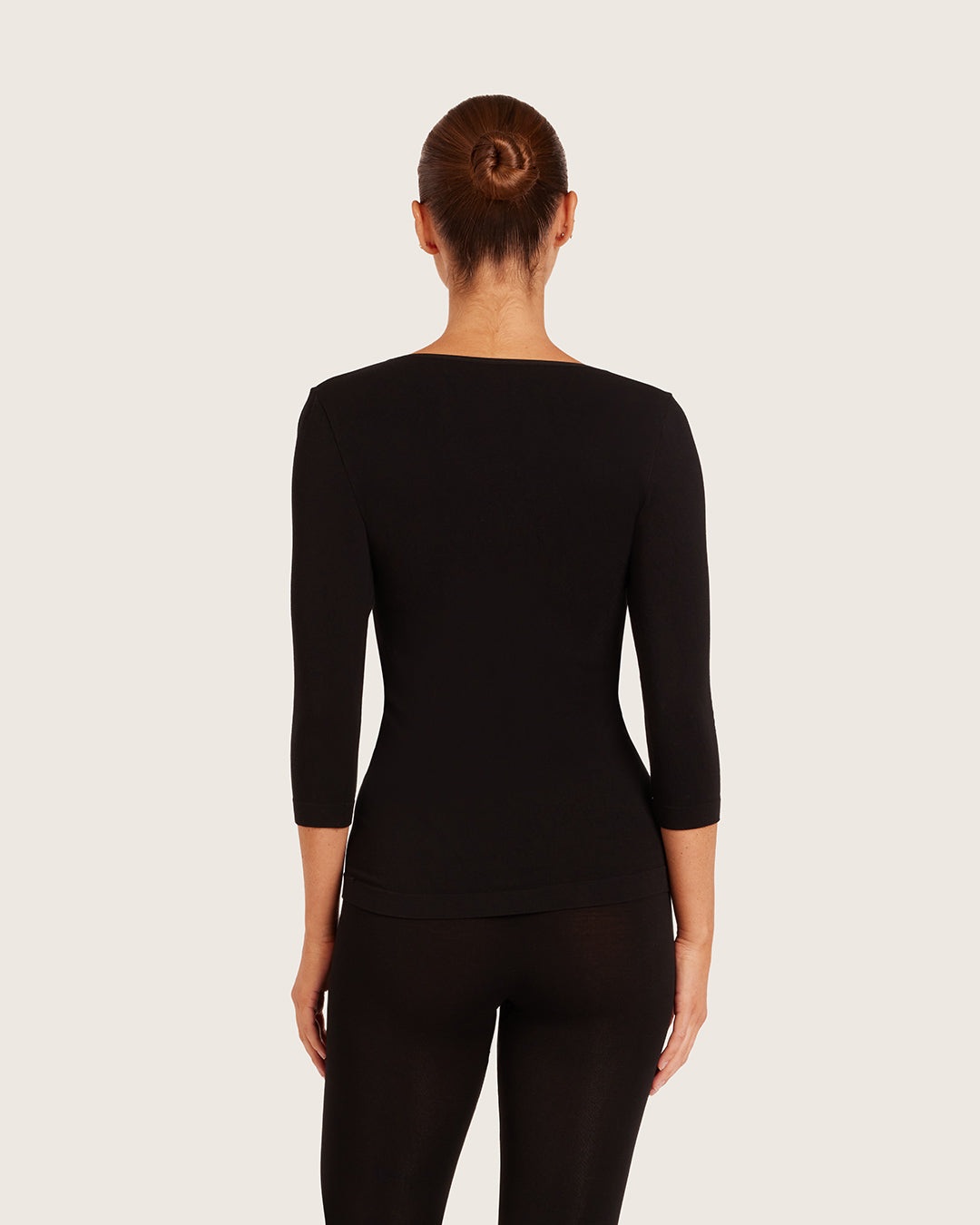 Boody 3/4 Sleeve Top – Black